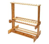 Ronyme Supporto per canne da Pesca, Supporto per Attrezzatura da Pavimento, Porta canne da Pesca, Organizer per riporre Oggetti in casa, Garage, Regali, 38 Buche