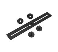 Ronyme Supporto per Flash in Lega di Alluminio Nero Compatibile con Doppia Testa, Foro per Vite da 1/4" e Attacco per Slitta a Contatto Caldo, Attacco