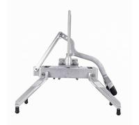 Ronyme Tagliaverdure Professionale Manuale a Doppia Funzione Sminuzzatore E Affettatore Piedi Antiscivolo Struttura Aperta Lavabile Adatto per Uso Laboratori Alimentari, 3/16 4.5mm/9mm