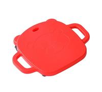Ronyme Tavola da Gioco Sportiva con Maniglie per Bambini, educazione Fisica con rotelle per attività Indoor e Outdoor, Palestra, casa, Cortile, Rosso