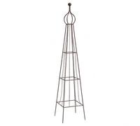 Ronyme Telaio di Supporto per Arrampicata Struttura per Sostegno Crescita Piante Rampicanti Realizzato in Ferro Stabile Elegante Adatto per Orto Parete Decorazione, Torre quadrata piccola
