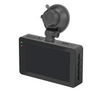 Ronyme Telecamera per Auto, registratore di Guida, videoregistratore Stradale con Visione Notturna, 3 Pollici, grandangolo 170°, DVR, Doppia Lente, Dashcam