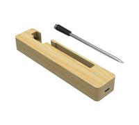 Ronyme Termometro per carne con timer, termometro da cucina per barbecue, sonda di monitoraggio della temperatura per affumicare, arrostire, cuocere al forno