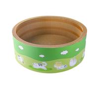 Ronyme Tiragraffi per Gatti in Cartone, tiragraffi interattivo, Lettino da Gioco Ondulato per Gatti Che dormono in casa, Esercizio Fisico, L