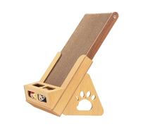 Ronyme Tiragraffi Verticale per Gatti con Campanellino, salvaspazio, per Gattini, in Cartone, Ideale per Gattini Che dormono all'aperto.