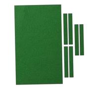 Ronyme Tovaglia da Biliardo, Set di Cuscini per Tavolo da Biliardo, Copertura pretagliata per Tavolo da Biliardo, L Green