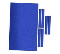Ronyme Tovaglia da Biliardo, Set di Cuscini per Tavolo da Biliardo, Copertura pretagliata per Tavolo da Biliardo, M Blue