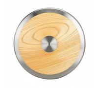 Ronyme Training Allenamento Lancio Disco Legno Struttura Resistente Bordo Metallico Design Equilibrato Facile Presa Adatto per Studenti Atleti Esercizi Sportivi Scolastici Club, 2 Kg