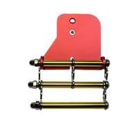 Ronyme Trapano elettrico con gancio per cintura, sgancio rapido, versatile e robusto, accessorio sostitutivo, pratico strumento per appendere il gancio per, Tondo Rosso