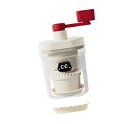 Ronyme Tritaghiaccio manuale a manovella per granita per feste, Bianco E Rosso