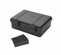 Ronyme Valigetta Porta Attrezzi Impermeabile Stagna Resistente Urti Scatola Protettiva Rigida con Manico Ergonomico E Guarnizioni con Tenuta IP67 Adatta a, JSJM1813 Nero Con Spugna