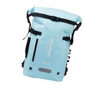 Ronyme Zaino da immersione da 30 litri, impermeabile, per snorkeling, rafting, versatile, pieghevole, con tasche multiple, porta pinne sommergibile, Blu