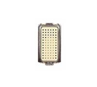 Ronzatore 12V, Buzzer, Modulo bianco, Compatibile Con BTicino Magic, frutti, interruttori, pulsanti, deviatori, dimmer, sensori, PIR, buzzer, Per Placche originali e compatibili
