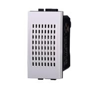Ronzatore, Buzzer, Moduli Bianchi, Compatibile Con BTicino Living, frutti, interruttori, pulsanti, deviatori, dimmer, sensori, PIR, buzzer, Per Placche originali e compatibili
