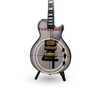 Ronzworld Guitar Gallery The Mini Axe™ - Chitarra in miniatura "4", in legno, 25,4 cm, con espositore