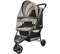 ROODO Escort Passeggino a 3 ruote per cani e gatti di piccola e media taglia, leggero, pieghevole, portatile, compatto, per tutti i terreni, sistema di attrezzatura per animali domestici, per