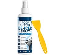 Roof Ice Removal Spray - 100ml Solution - Supports Proper Water Drainage | Cold Winter Roof Ice Removal Spray for Homeowners Elderly Cabin Owners Cold Season Eaves Garden