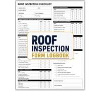 Roof Inspection Form Logbook: Professional Roofing Checklist & Maintenance Record Book for Contractors, Home Inspectors & Property Managers.