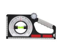 Roof Pitch Gauge - 25 x 12,5 x 2,5 cm Multi-Functional Meter Magnetic Measuring Ruler - Efficient Workforce Accurate Measurement Tool For Measure Walls, Floors, Roofs, Pipes