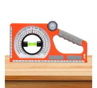 Roof Pitch Gauge - 25x12.5x2.5cm Multi-Functional Meter Magnetic Measuring Ruler - Efficient Workforce Accurate Measurement Tool For Measure Walls, Floors, Roofs, Pipes