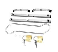 Roof Rack Ladder Holder - Universal Grip Ladder Locks | Secure Clamp Accessory | Fixing Clamps Easy to Use, Heavy Duty Mount Brackets for Van Roof Transport, Cargo Carrier Straps