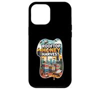 Rooftop Honey Harvest Urban Beekeeping Design Custodia per iPhone 12 Pro Max
