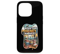 Rooftop Honey Harvest Urban Beekeeping Design Custodia per iPhone 13 Pro