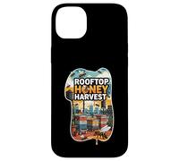 Rooftop Honey Harvest Urban Beekeeping Design Custodia per iPhone 14 Plus