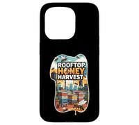 Rooftop Honey Harvest Urban Beekeeping Design Custodia per iPhone 15 Pro