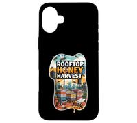 Rooftop Honey Harvest Urban Beekeeping Design Custodia per iPhone 16 Plus