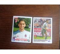 ROOKIE DONNARUMMA N°359 + V4 MILAN PANINI 2015/2016 STICKER NEW VERY RARE MINT