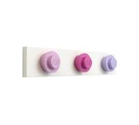 LEGO® appendiabiti da parete - rosa chiaro, rosa scuro, viola