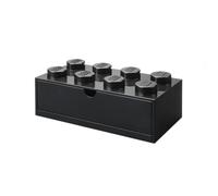 Room Copenhagen Cassetto da scrivania Lego 8 con 8 bottoncini Nero