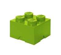 Room Copenhagen Classic Mattoncino Bottoncini,Contenitore impilabile Litri, Verde Lime