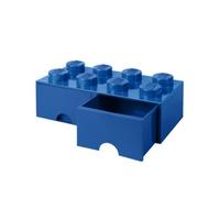 Room Copenhagen- Contenitore Brick 8 Cassetto, Colore Blue, 8 bottoni, R D8 BL