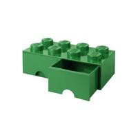 Opberglade Lego: brick 8 donker groen (RC029548) NUOVO