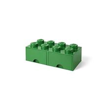 Opberglade Lego: brick 8 donker groen (RC029548) NUOVO