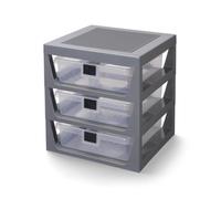 Room Copenhagen Lego 3 CASSETTI Porta Porta Anteriore E Base Grigia, Taglia Unica