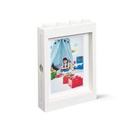 Room Copenhagen Lego - Cornice portafoto impilabile, da tavolo o da parete, adatta per foto da 12,7 x 17,8 cm, colore: bianco