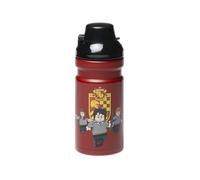 Room Copenhagen LEGO Harry Potter Gryffindor Drinking Bottle - 390 ml, Resistente PP/Silicone - Borraccia per Bambini con Beccuccio Coperto, Ideale per Scuola e Sport