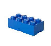 Room Copenhagen LEGO Lunch Box con 8 knobs - Contenitore Alimentare, Lavabile in Lavastoviglie, Multiuso, Porta Merenda, 950ml, per Bambini e Adulti, blu