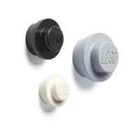 Room Copenhagen Lego-Set Appendiabiti da Parete, White, Black, Grey, Taglia Unica, 3 unità