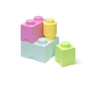 Room Copenhagen R.C. Lego Storage Brick MP Pastell, 4 Pezzi, 40150802