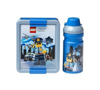 Room Copenhagen Set da Pranzo Lego City, Blu/Grigio, one size
