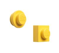 Room Copenhagen Set di magneti Lego, Giallo, Yellow, One Size, 2 unità