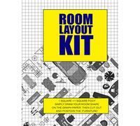 Room Layout Kit: The perfect furniture lay out planner - Plan your home interior designs using this scaled room layout template.