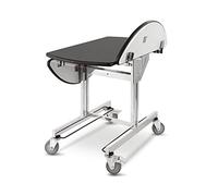 Room Service Trolley 109X92X78 Cm Marrone Rosso Metal - 1 Unità