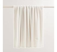 ROOM104 ROOM99 Coperta Boucle 125 x 150 cm, morbida coperta decorativa per divano, colore crema chiaro