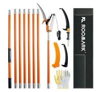 Roomark Cesoie telescopiche da 2-8 m, prolunga per cesoie da giardino, attrezzi da giardino per potatura, potatura telescopica leggera e molto resistente