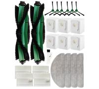 Roomba 105 Combo ricambio,Roomba Combo 2 Essential accessori per Irobot Aspirapolvere, Accessori: 2 spazzole principali, 6 spazzole laterali, 4 filtri HEPA, 6 sacchetti -23 pezzi
